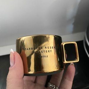 Starbucks Gold espresso mug